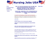 Tablet Screenshot of nursejobsamerica.com